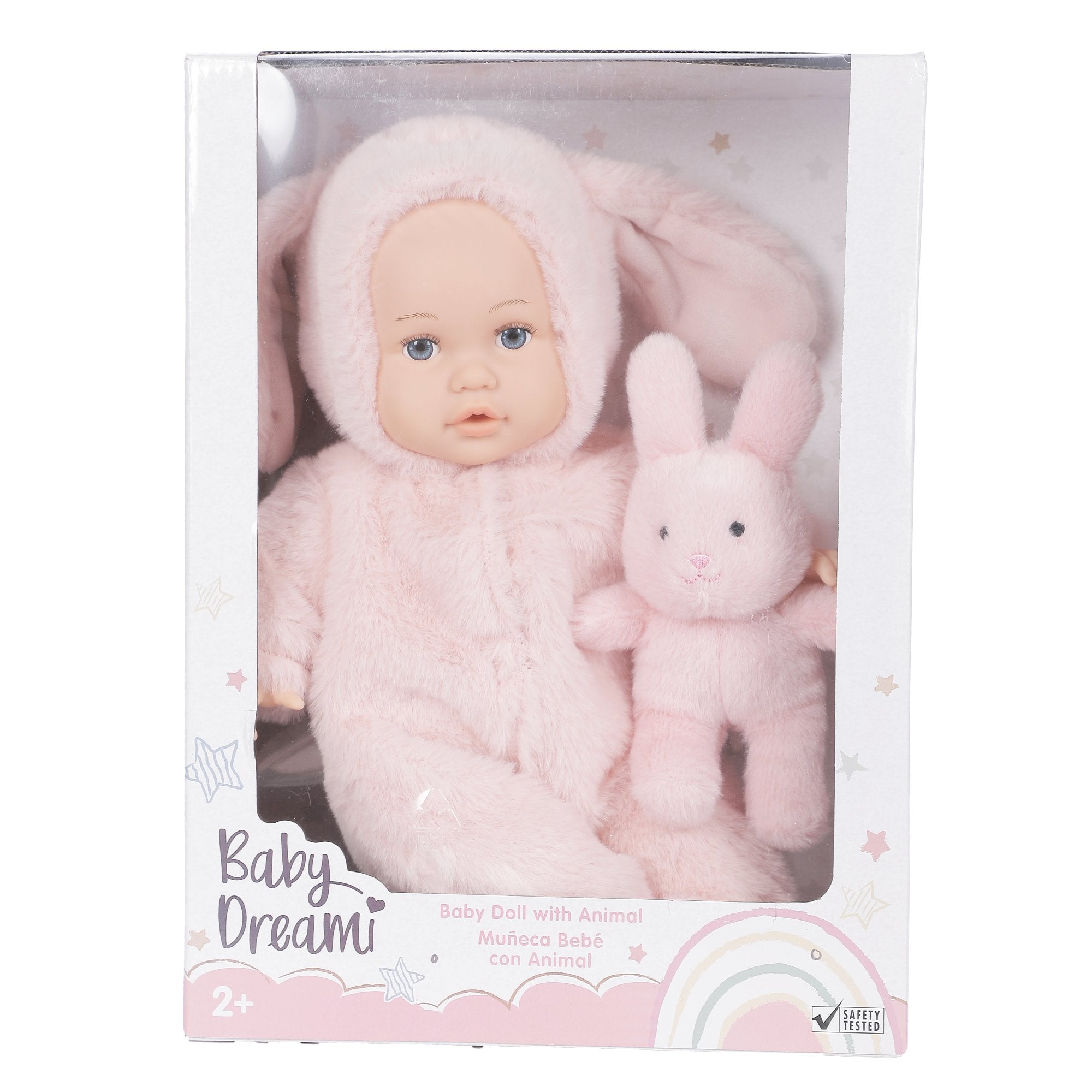 Stokomani Poupon peluche marron jouet bébé premier âge