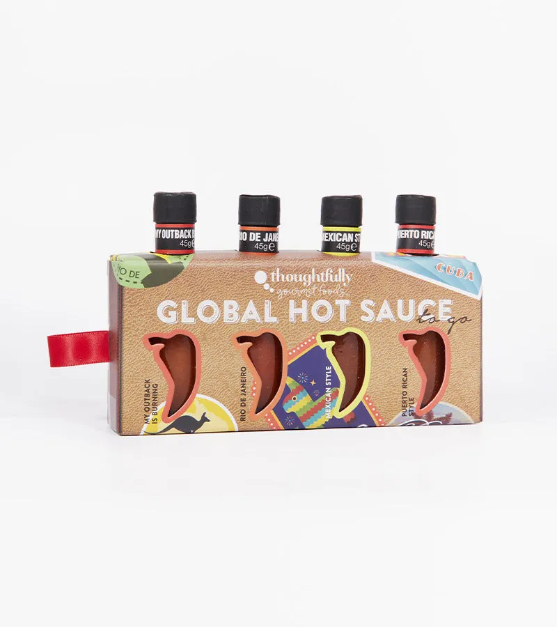 L'avant gardiste Tour du monde coffret 4 sauces piquantes