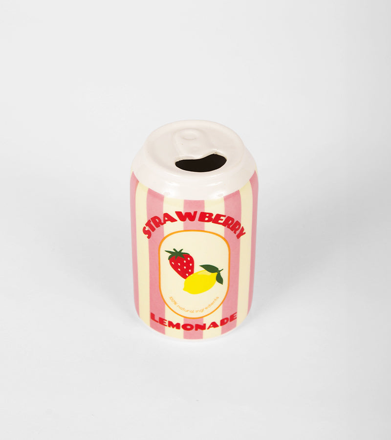 L'avant gardiste Vase canette strawberry lemonade