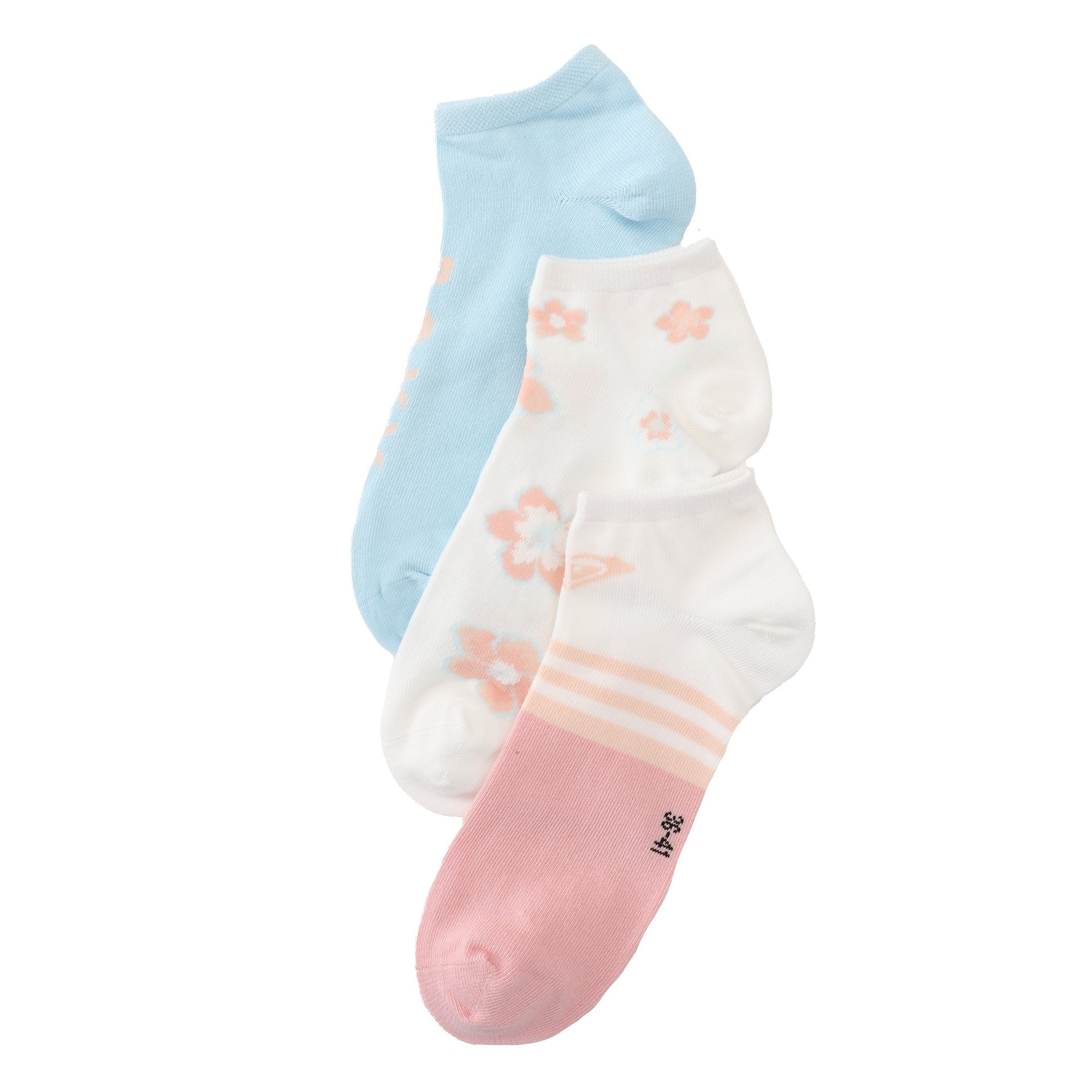 Chaussettes beige lot 3 paires taille unique coton