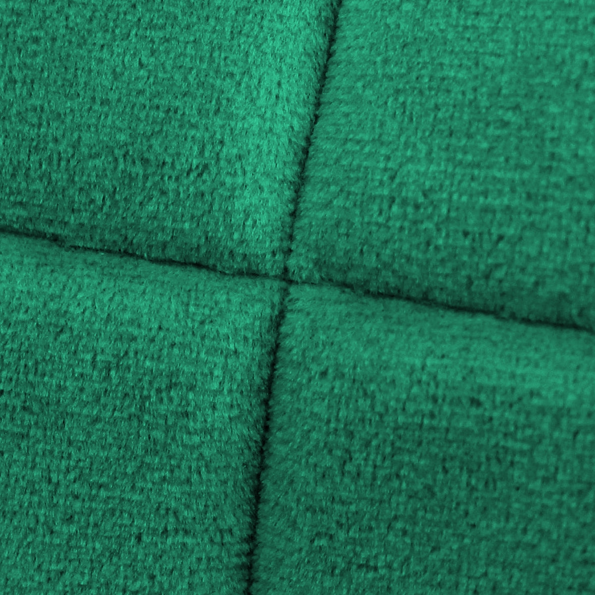 ECD Germany Möbel chaise salle à manger vert foncé lot de 2 velours