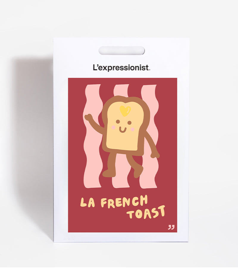 L'avant gardiste Déco murale poster La french toast brunch