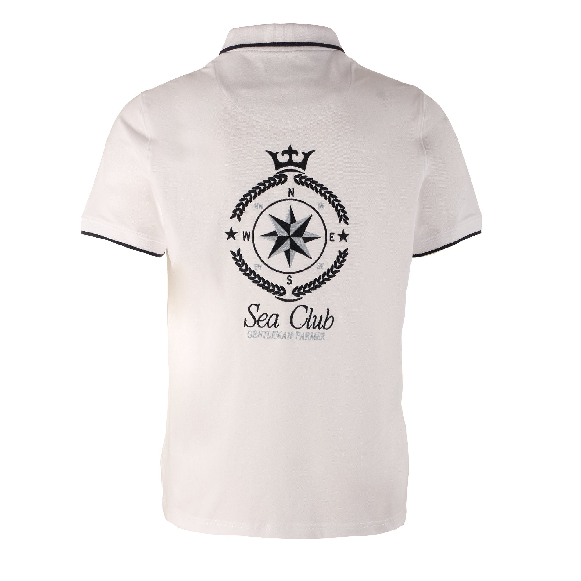 Stokomani Sea Club Polo manche courte blanc homme