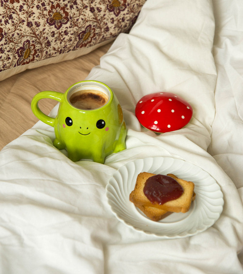 L'avant gardiste Mug grenouille chapeau mug kawaii
