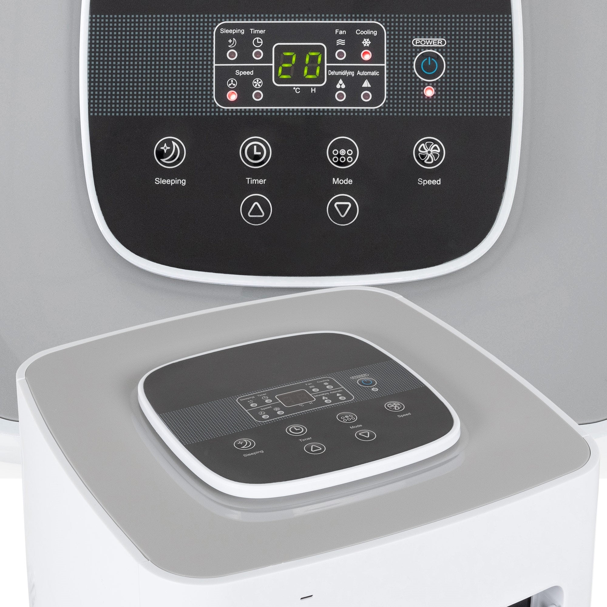 ECD Germany Haus & Wohnen climatiseur mobile 5000 BTU 4en1 télécommande