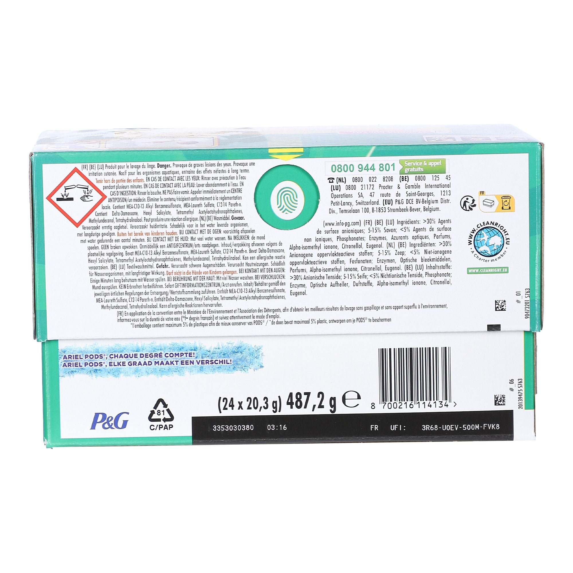 Alpine Tout-en-1 Capsules lessive 24 lavages
