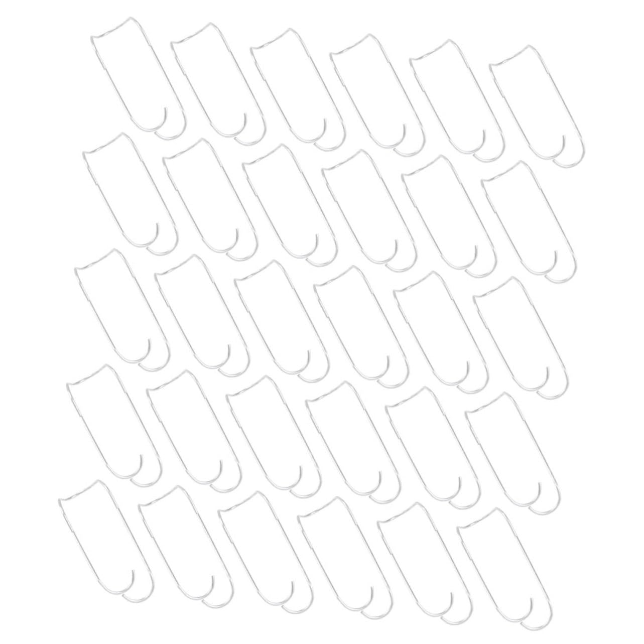 Milisten Boucles Treillis Métal Argenté 30 Pièces Jardin