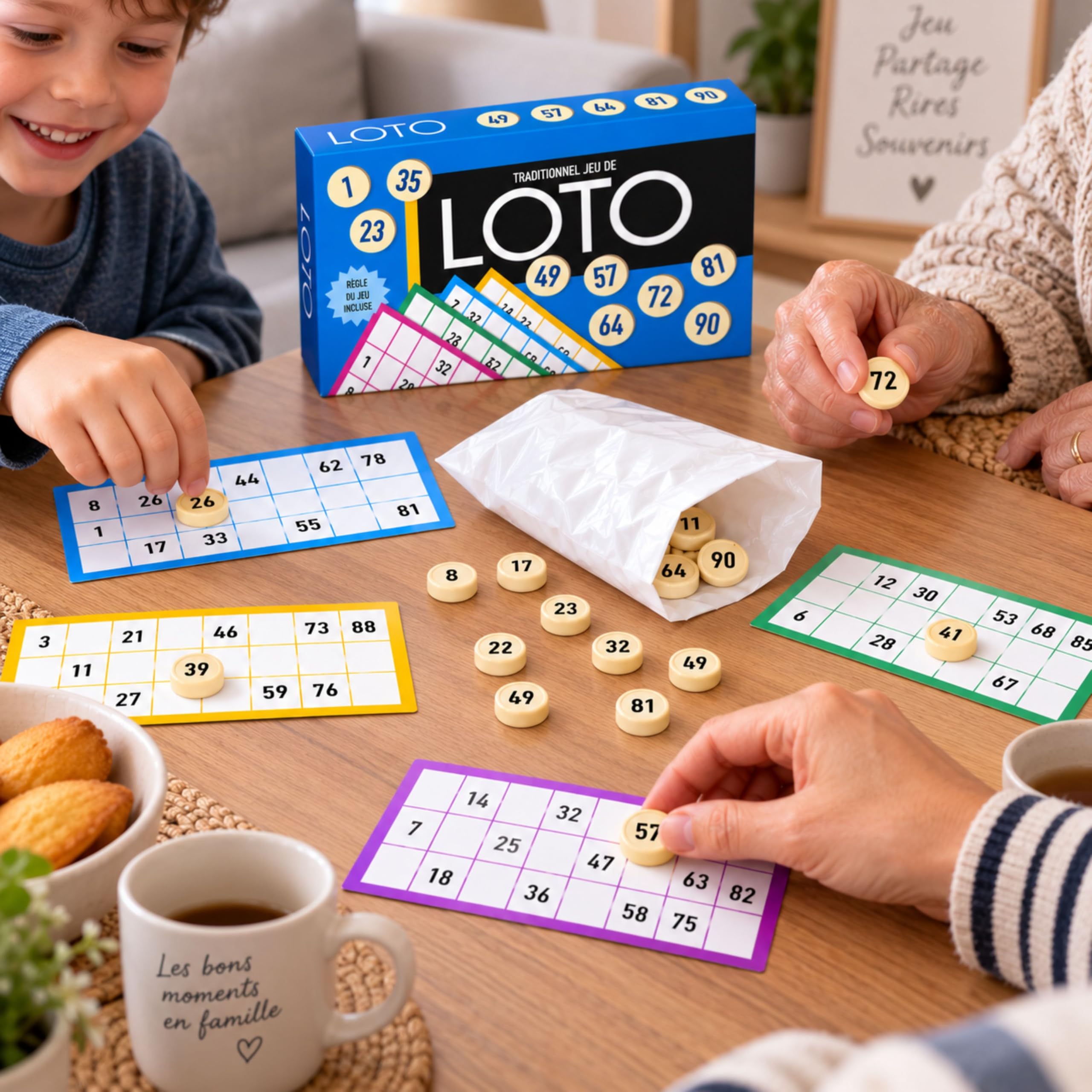 Shop-Story Loisirs jeu loto voyage 36 cartons 18x11cm