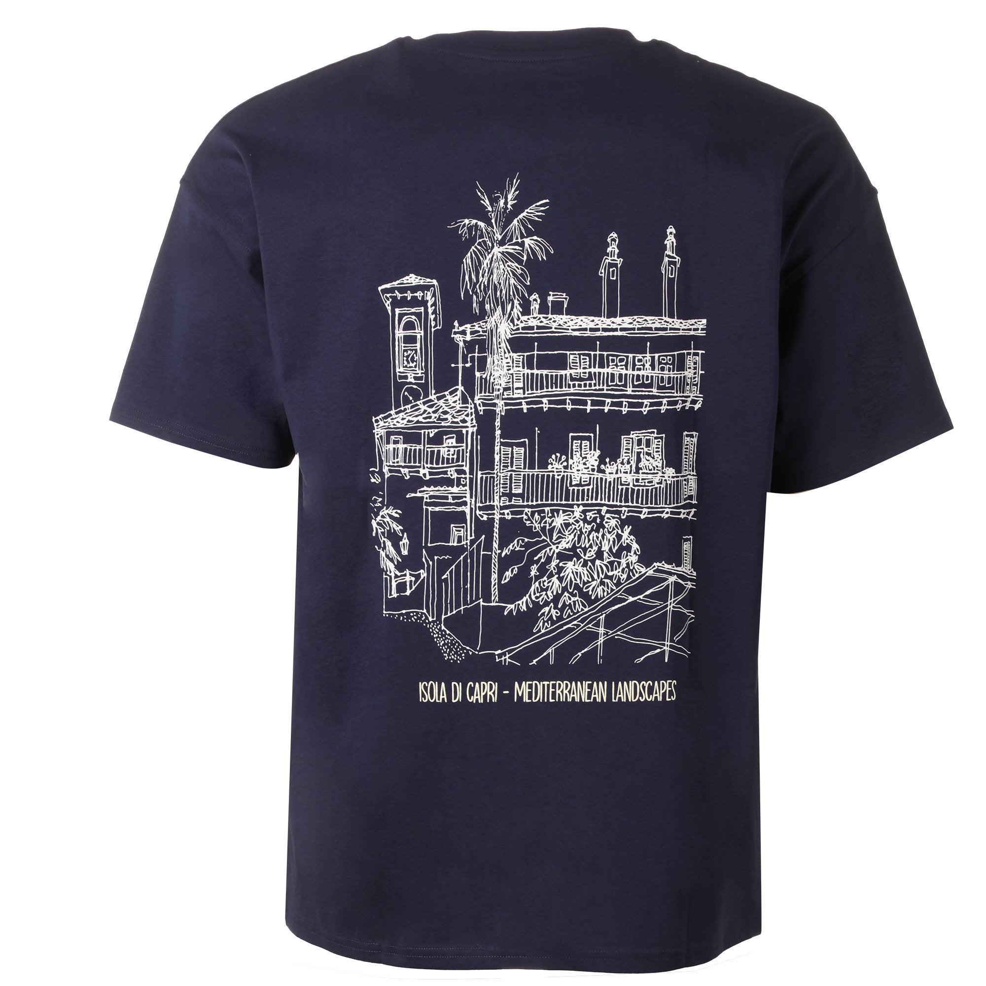 Stokomani Mode Tee-shirt manche courte homme bleu foncé taille L