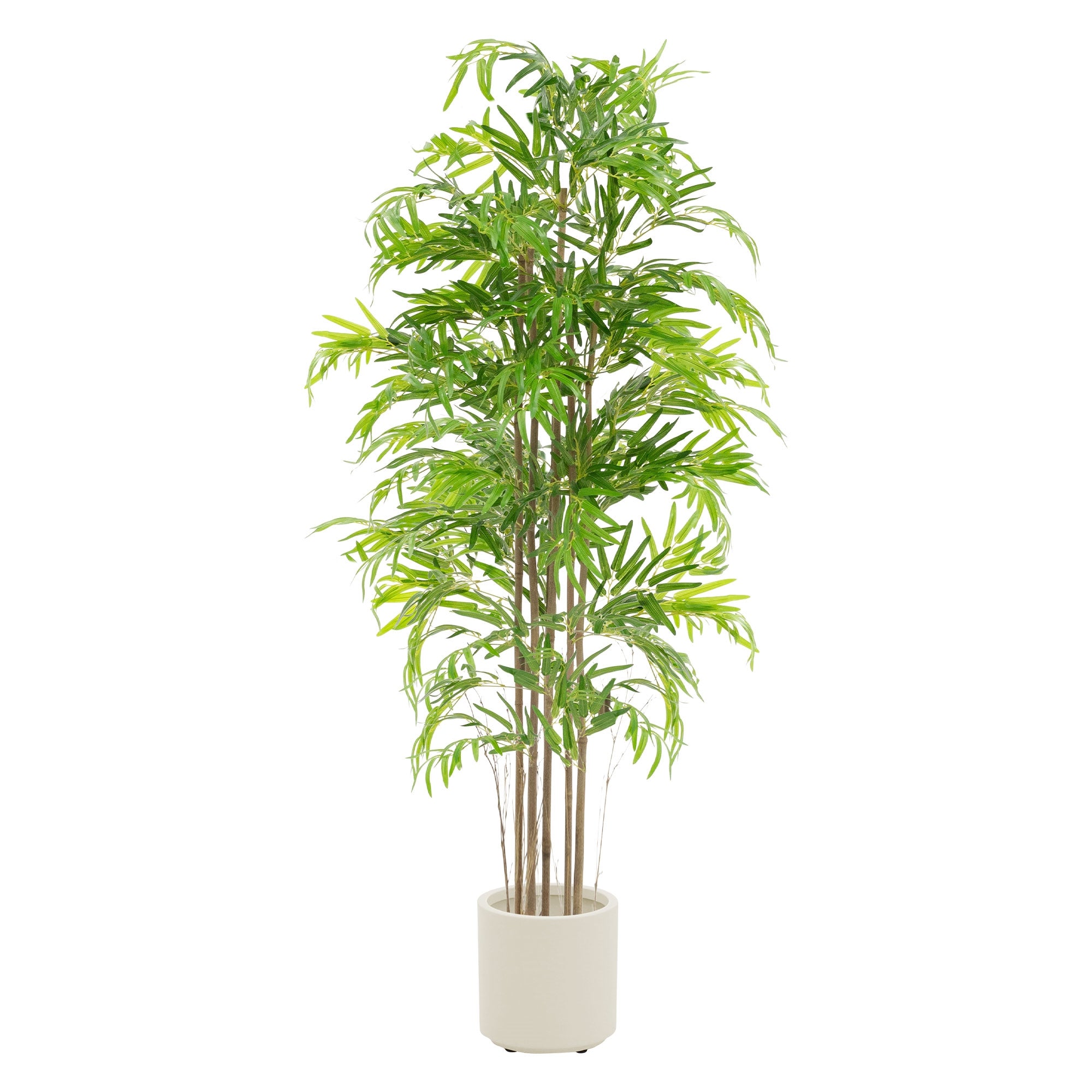 ECD Germany Haus & Wohnen ML-Design bambou artificiel 210 cm troncs naturels
