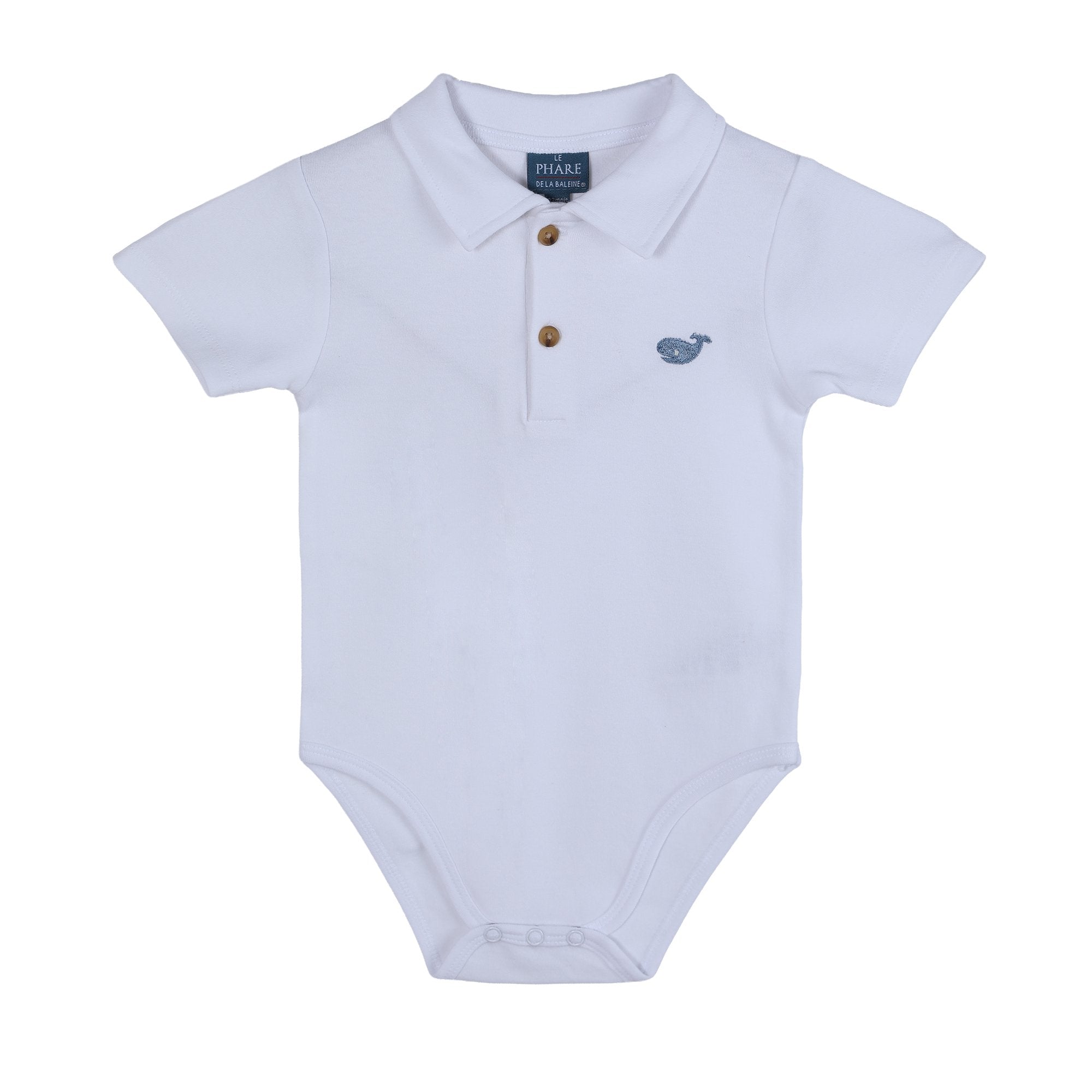 Stokomani Mode Lot 2 Bodies Bébé Col Polo 12M Coton