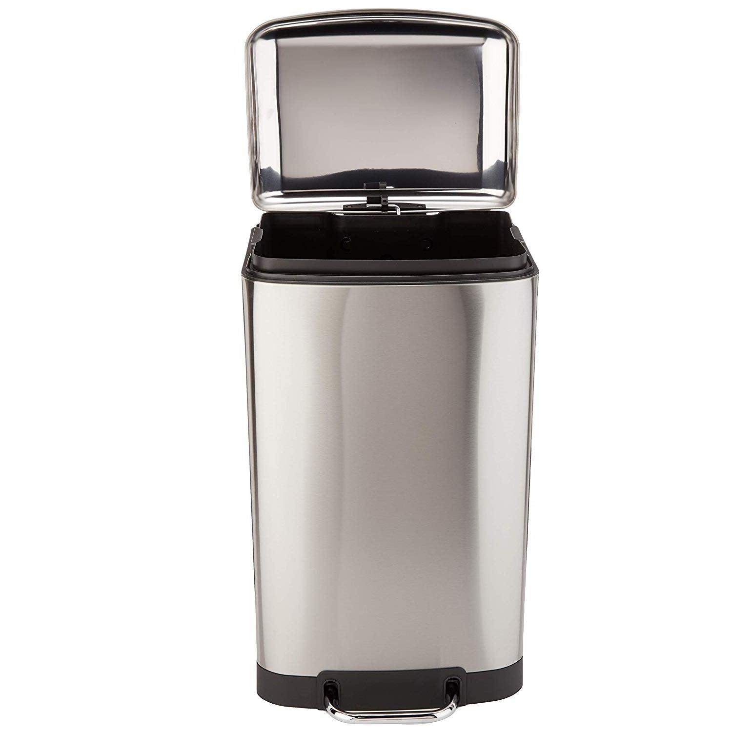 Red Deco Greenwich 40L poubelle cuisine inox à pédale