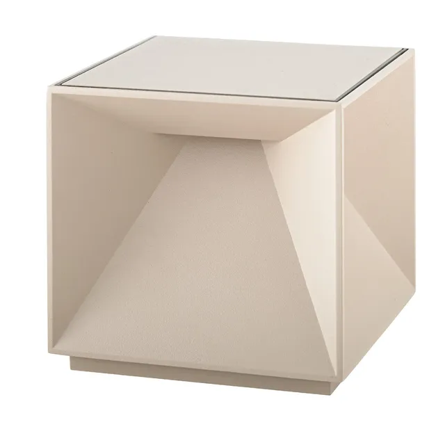 Red Deco Cubox lampe de table LED H10cm beige dimmable
