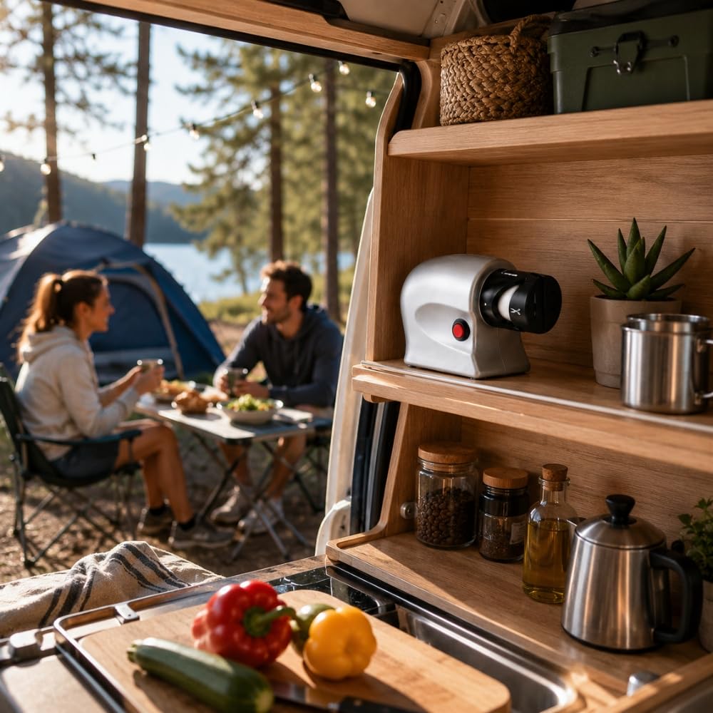 Shop-Story Maison affûteur électrique 20W couteaux ciseaux