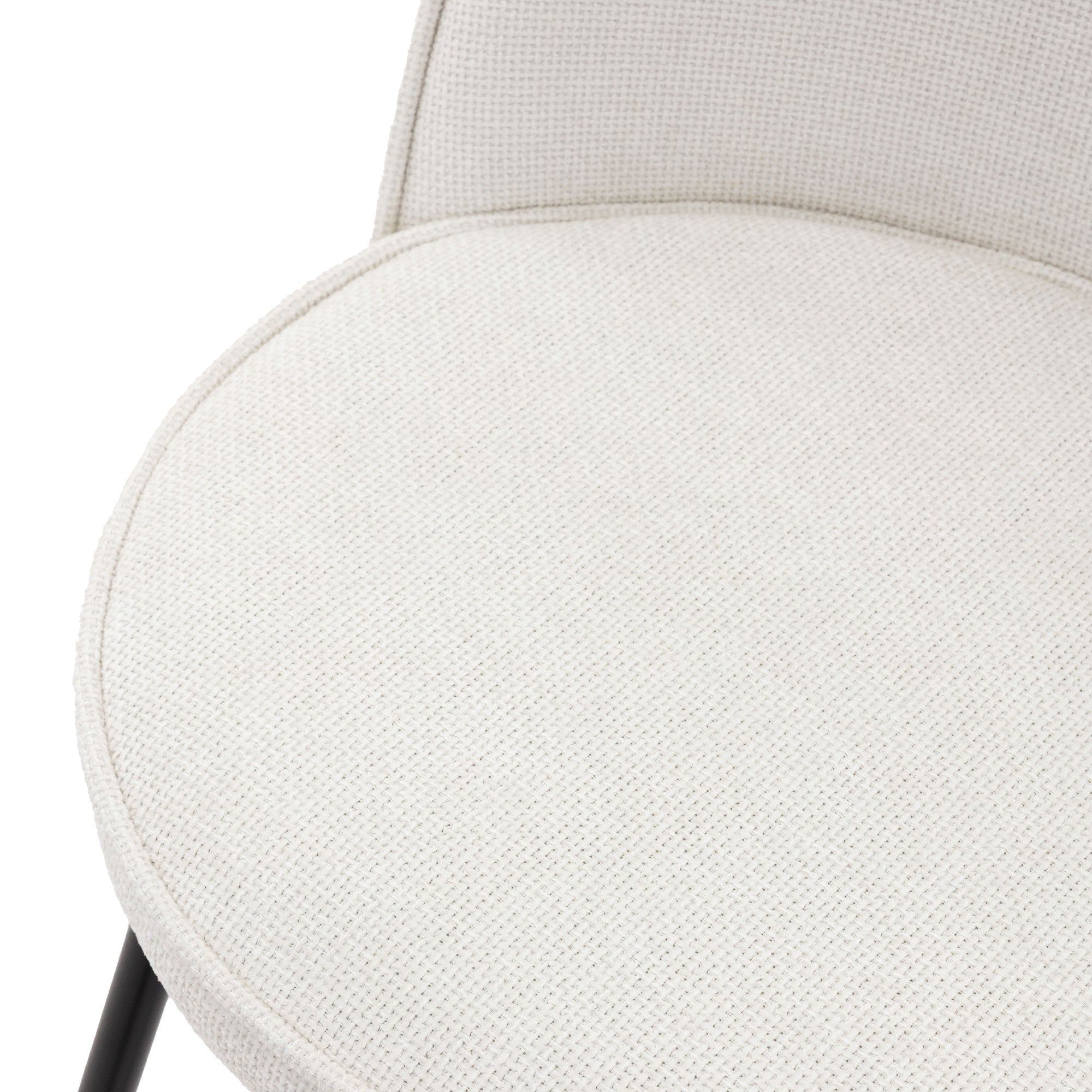 ECD Möbel ML-Design tabouret bar beige lot de 2 dossier