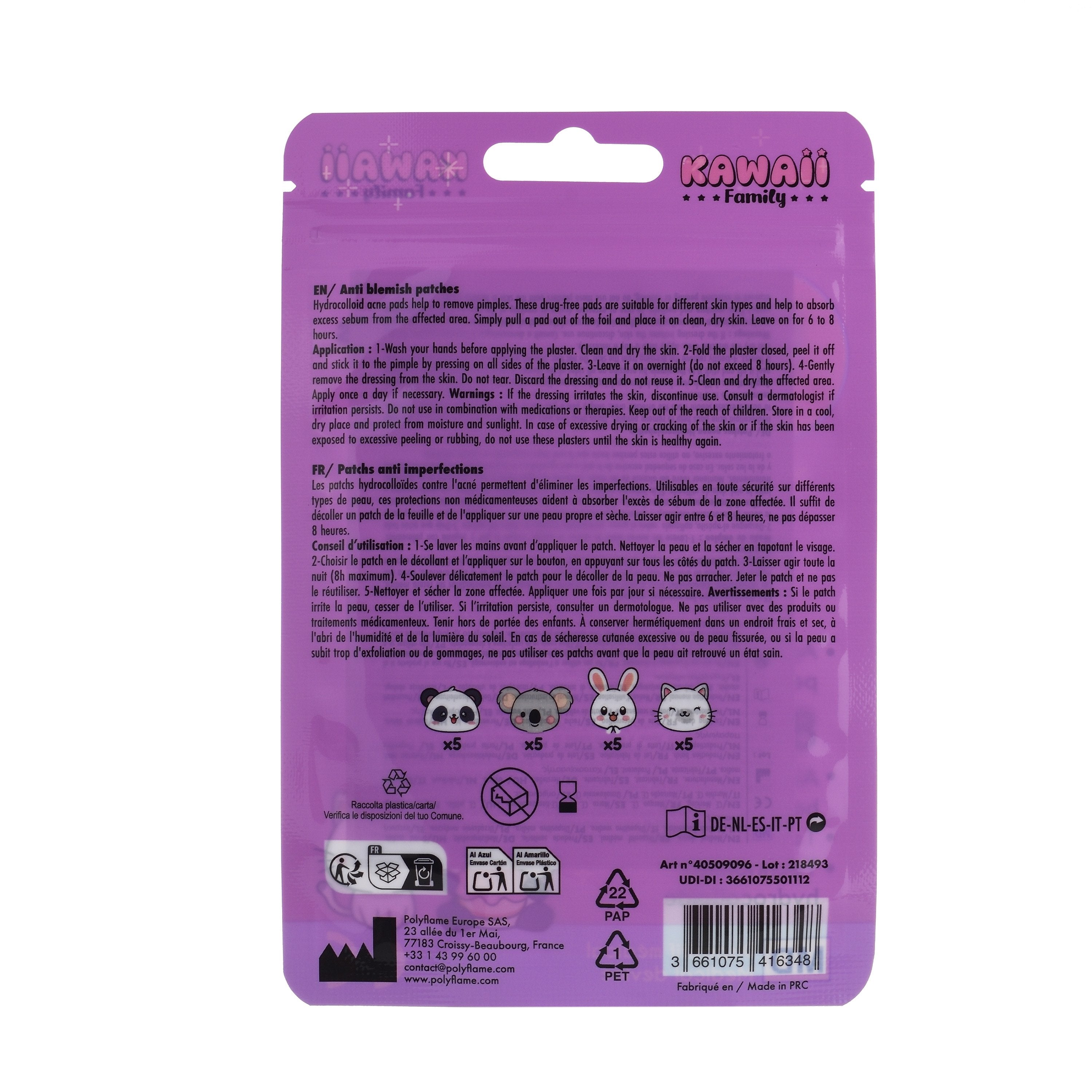 Stokomani 20 patchs anti-imperfection bouton discrets