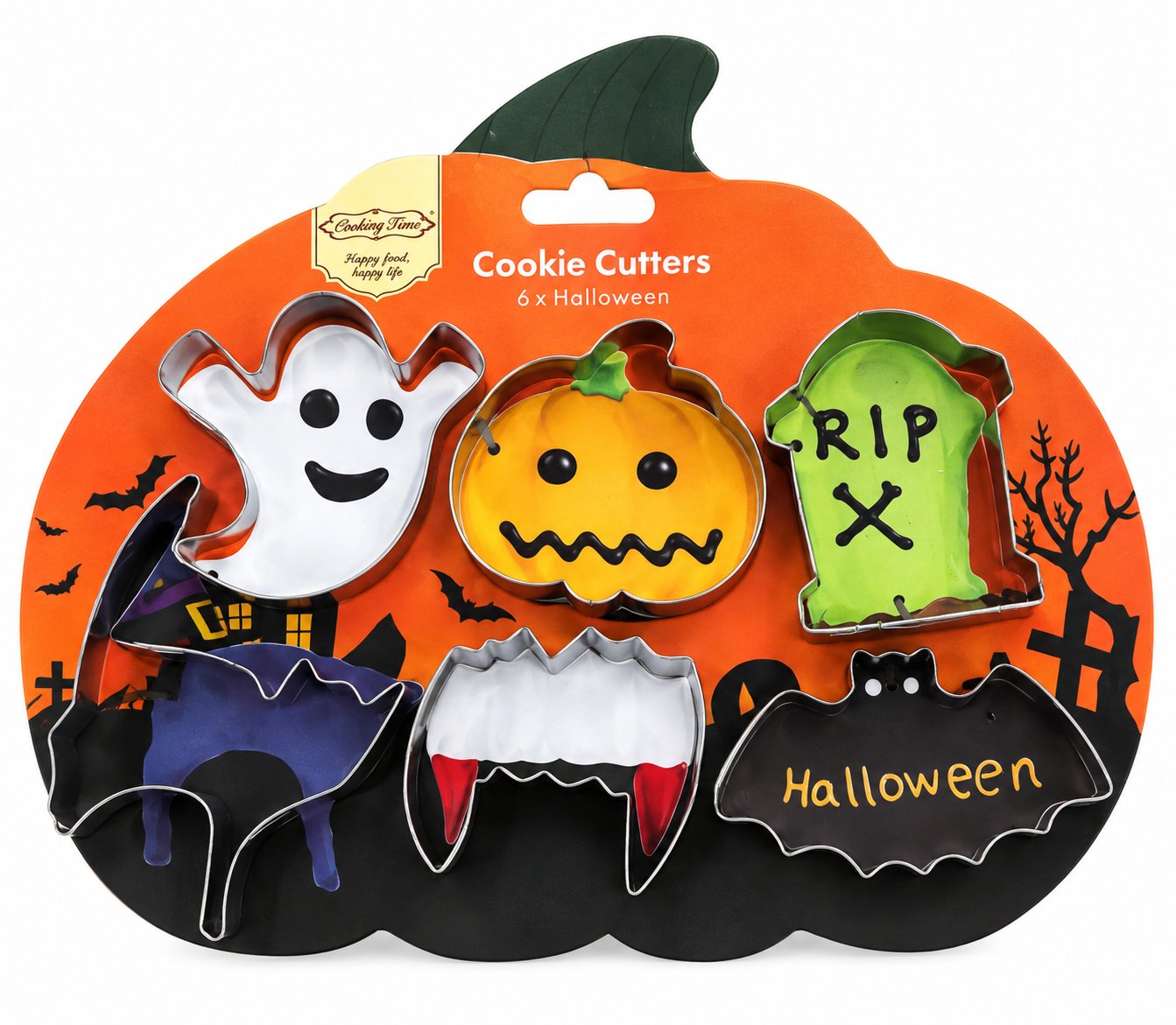 Cook Keen Halloween emporte-pièces inox 6 pièces