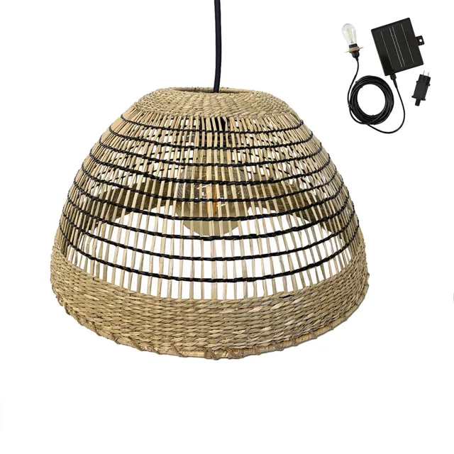 Red Deco Cesare Solar suspension solaire rotin 38cm