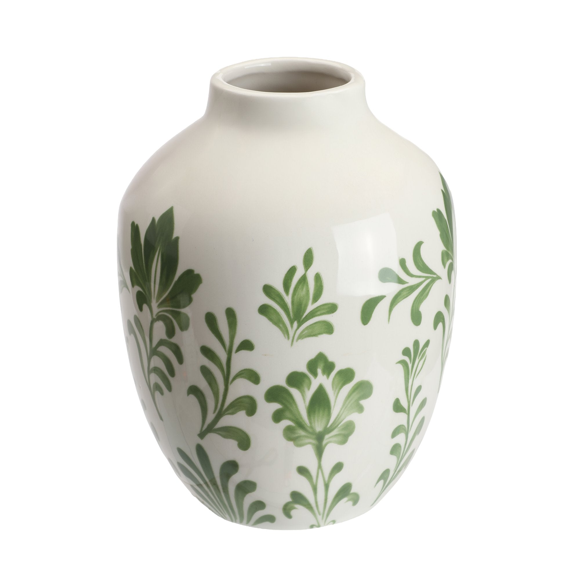Déclic Home vase céramique 15x15x19,5 cm vert dolomite
