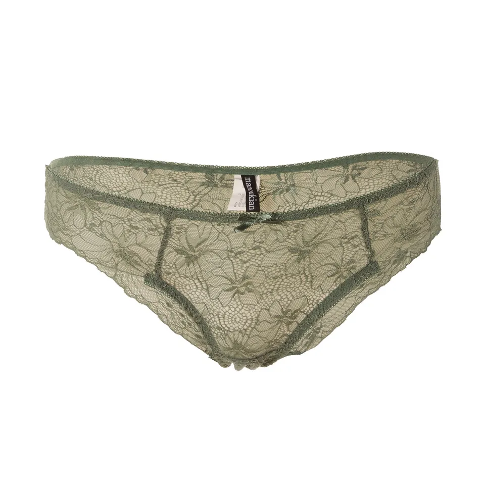 Stokomani Mode tanga en dentelle vert 38/40
