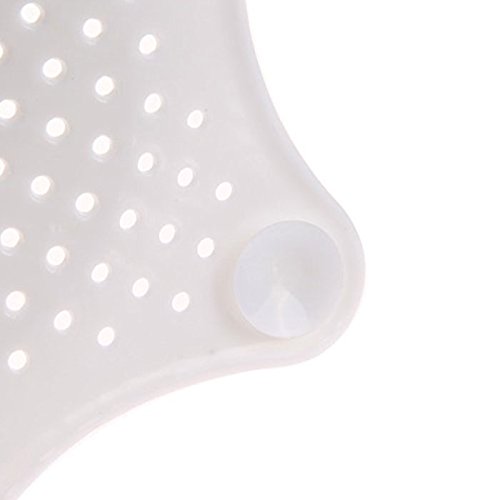 Shop-Story Maison filtre cheveux douche blanc 15,5 cm