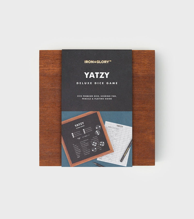 L'avant gardiste Fun & Jeux Yatzy bois jeu de dés luxe