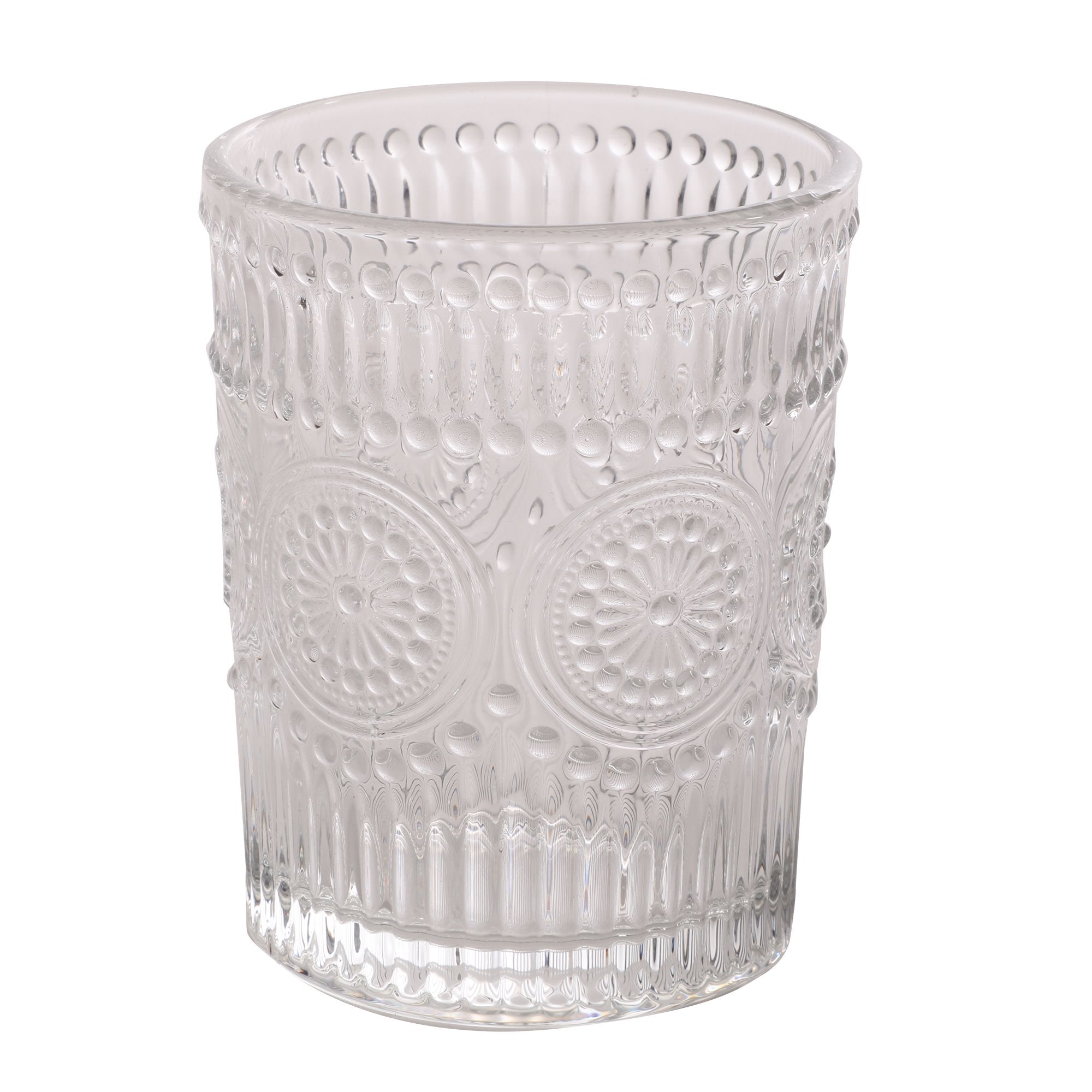 Stokomani Maison Lot 3 verres motifs embossés 300 ml