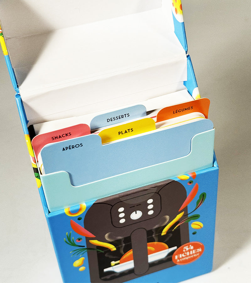 Cooking Box Air Fryer boite fiches recettes croustillantes