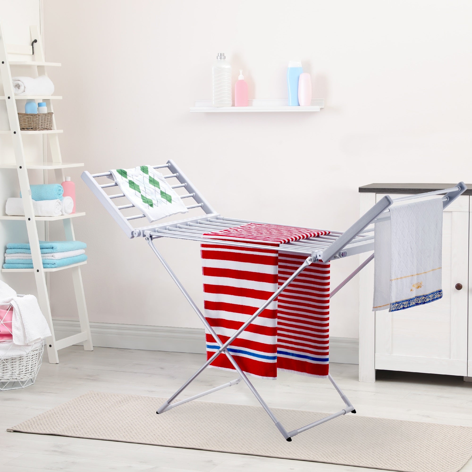 Red Deco Magma séchoir électrique 220W gris aluminium