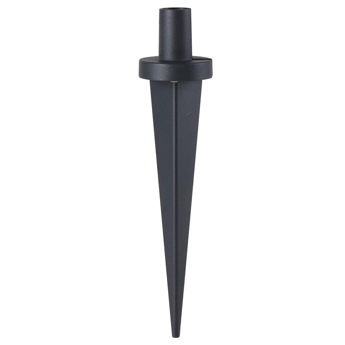 Red Deco Stem Spike Pique Acier Borne Solaire H18cm