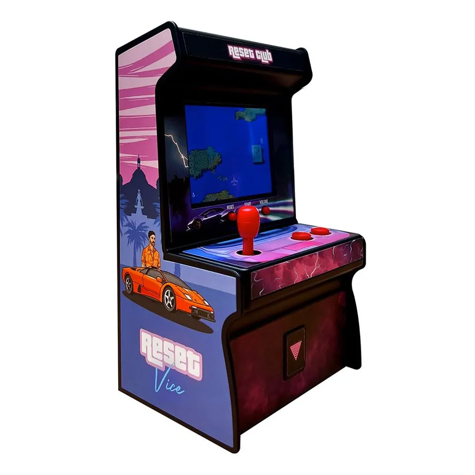 Reset Vice mini borne arcade rétro 200 jeux écran 2,5 pouces