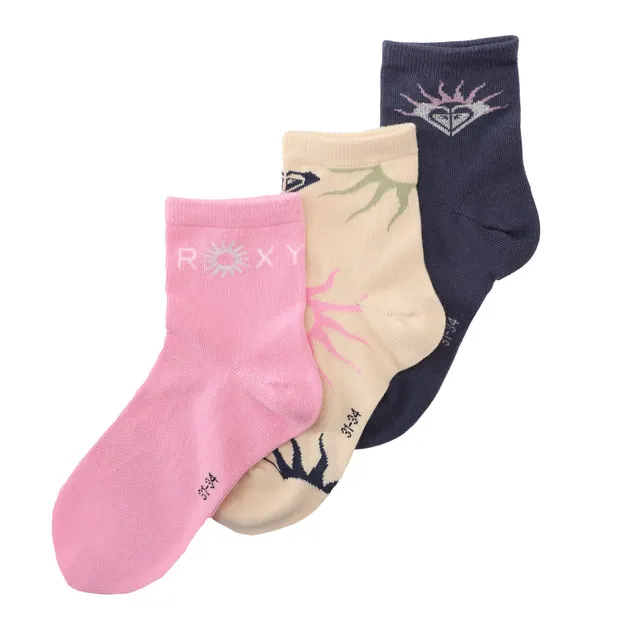 Stokomani Mode 3 paires de socquettes roses 35/38