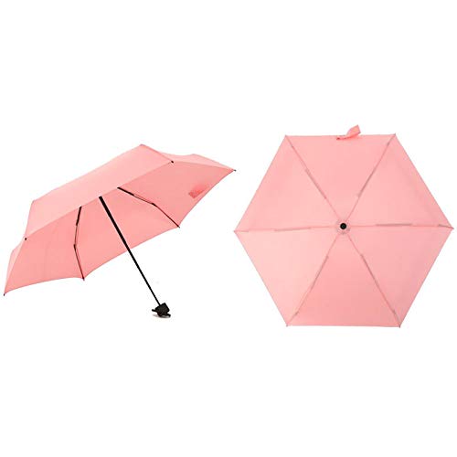 Shop-Story Lifestyle mini-parapluie pliable rose 17 cm