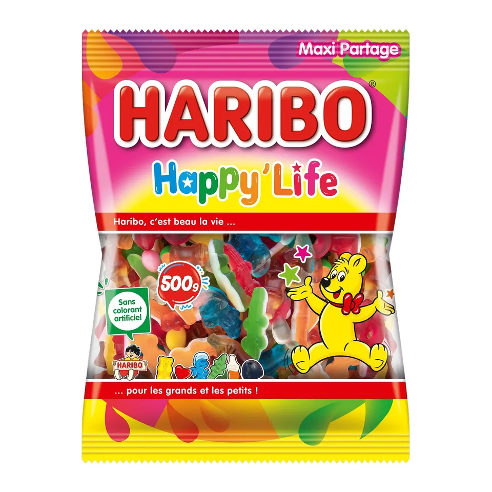Haribo Happy Life sachet bonbons fruités