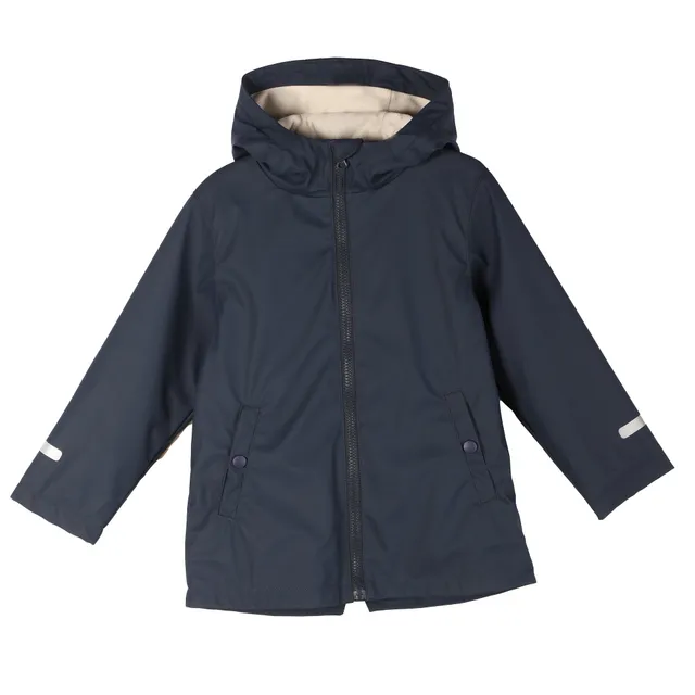 Stokomani Mode Veste polaire cirée bleu foncé enfant
