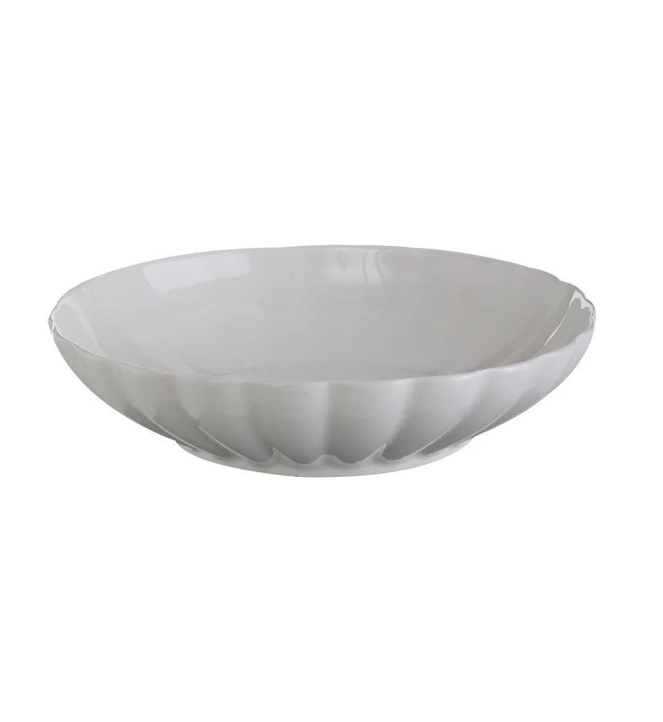 Stokomani Maison Lot 4 Assiettes Creuses Coquillage vaisselle