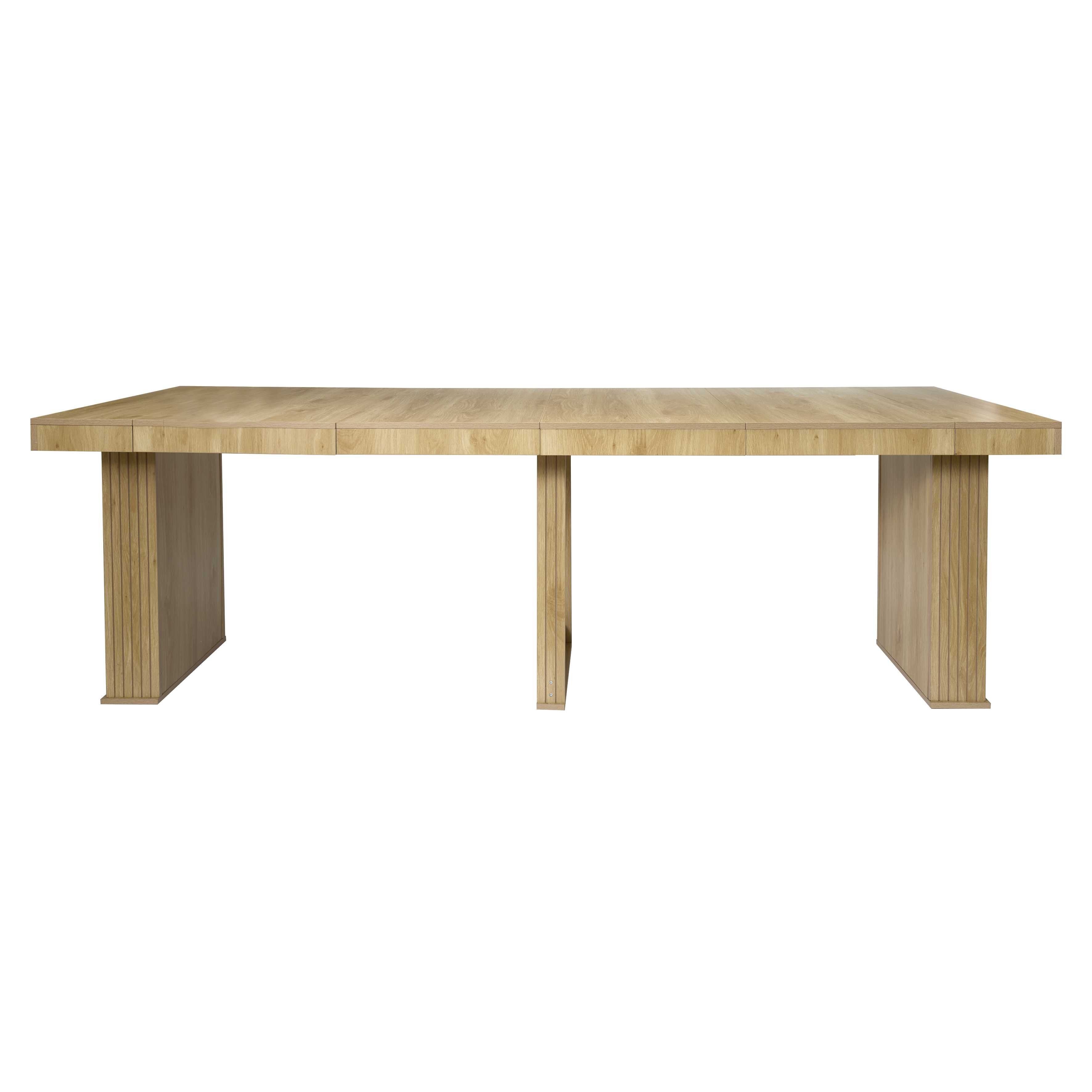 Stokomani Maison Klaus console table extensible 235 cm 4 plateaux