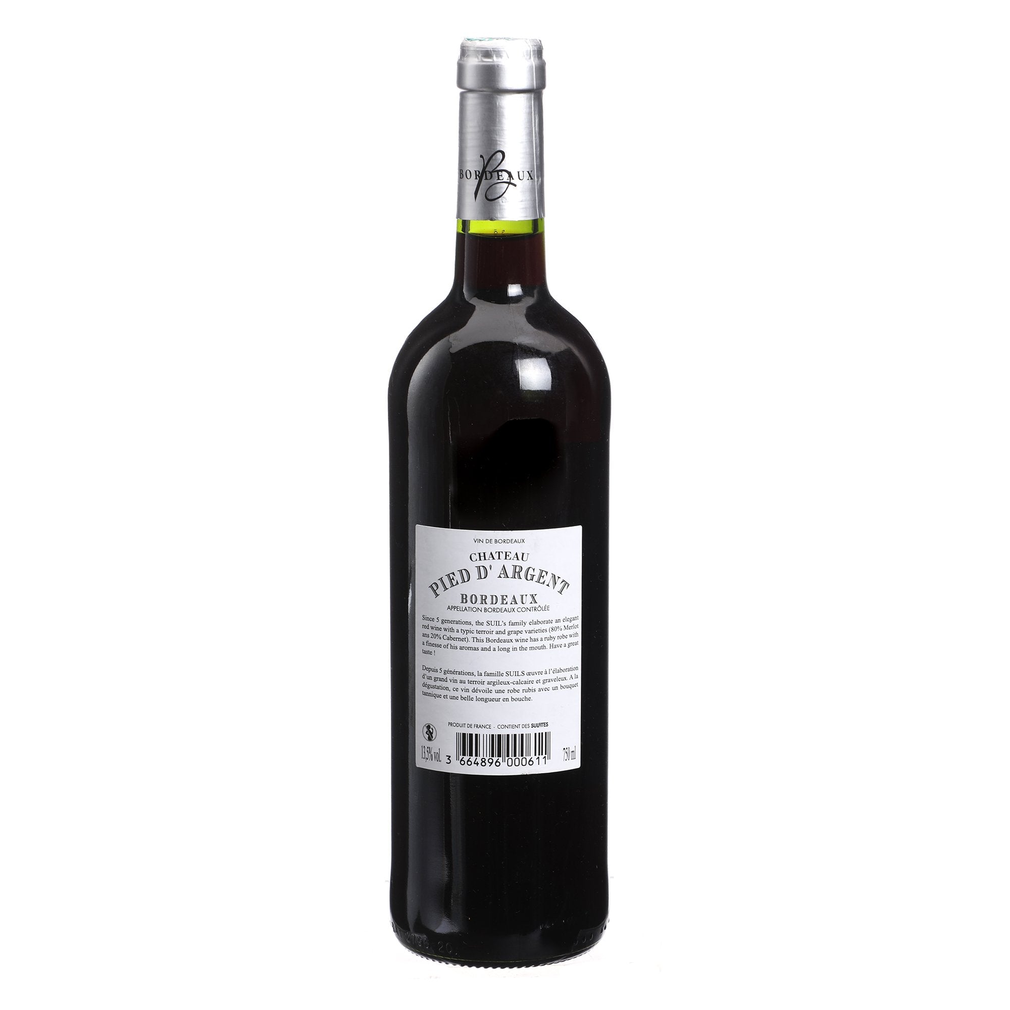 Château Pieds d’Argent ABC cuvée Prestige 2018 vin rouge