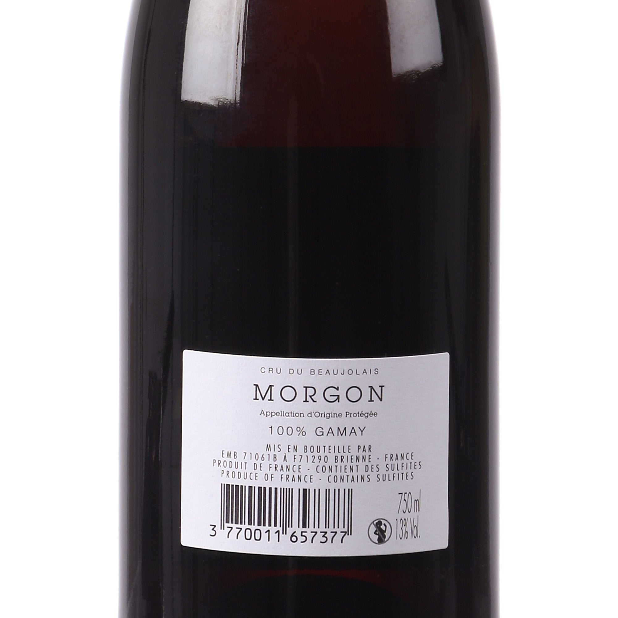 Morgon AOP 2013 vin rouge 13% bouteille cru Beaujolais