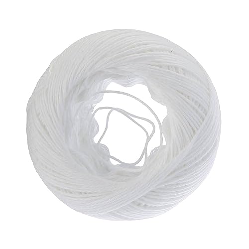 Shop-Story Ficelle Alimentaire Polyester Blanc 100 Mètres