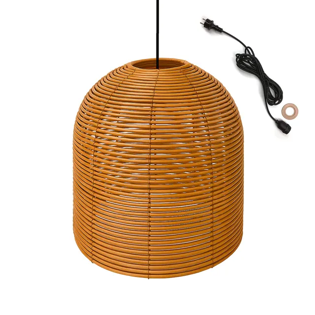 Red Deco Hang Bohème suspension rotin 5m E27 extérieur