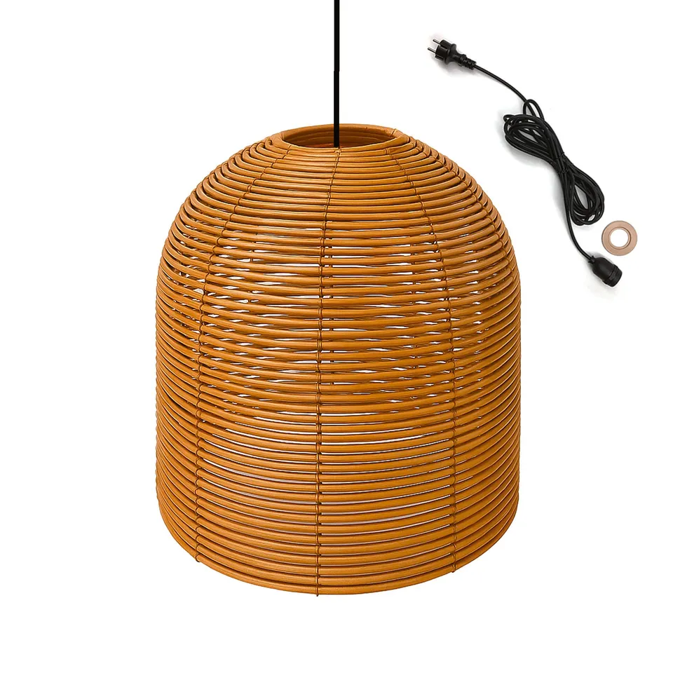 Red Deco Hang Bohème suspension rotin 5m E27 extérieur