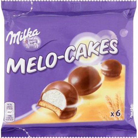 Milka Melo-Cakes gâteaux chocolat au lait x6 moelleux