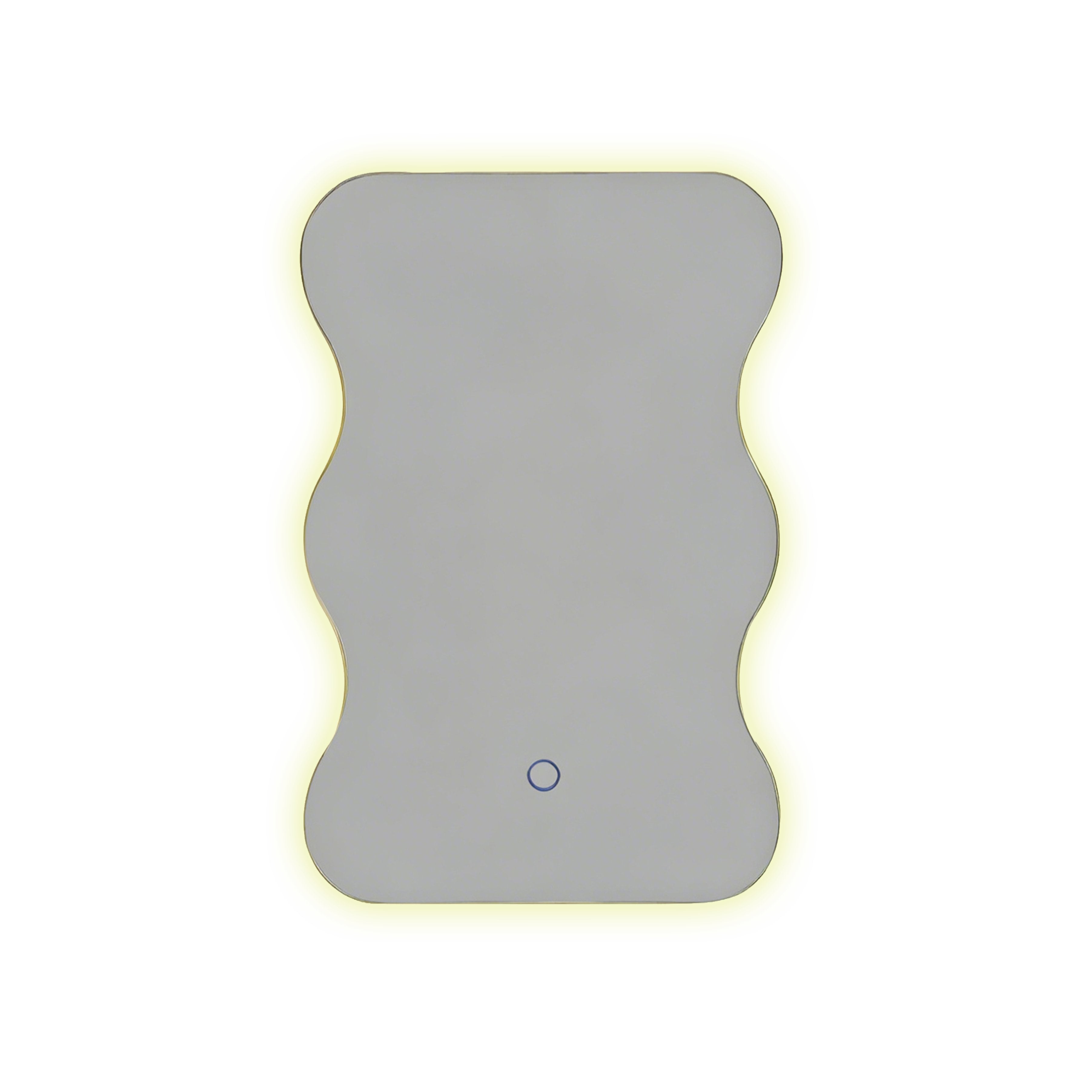 Miroir LED 30 cm lumineux maquillage salle de bain