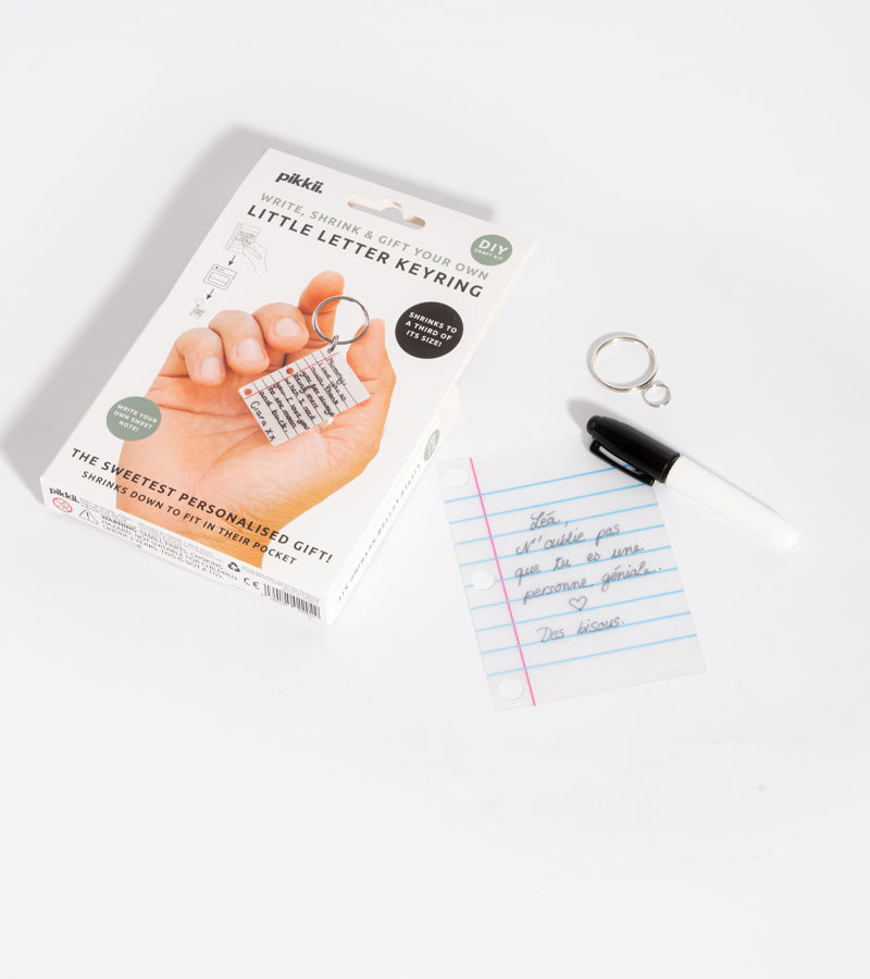 Pikkii kit porte-clés lettre personnalisé plastique fou