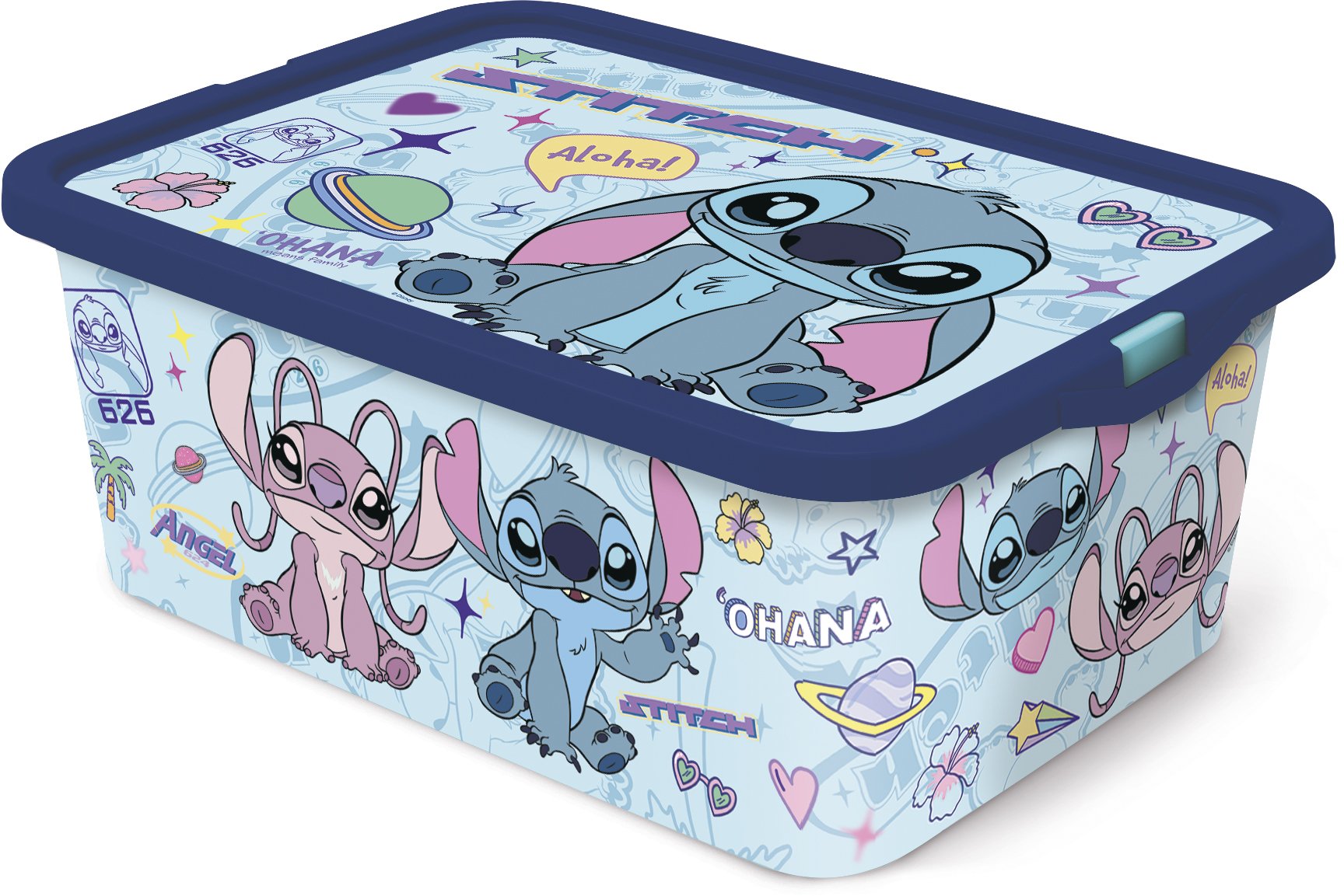 Disney Stitch & Angel boîte de rangement 7L enfant
