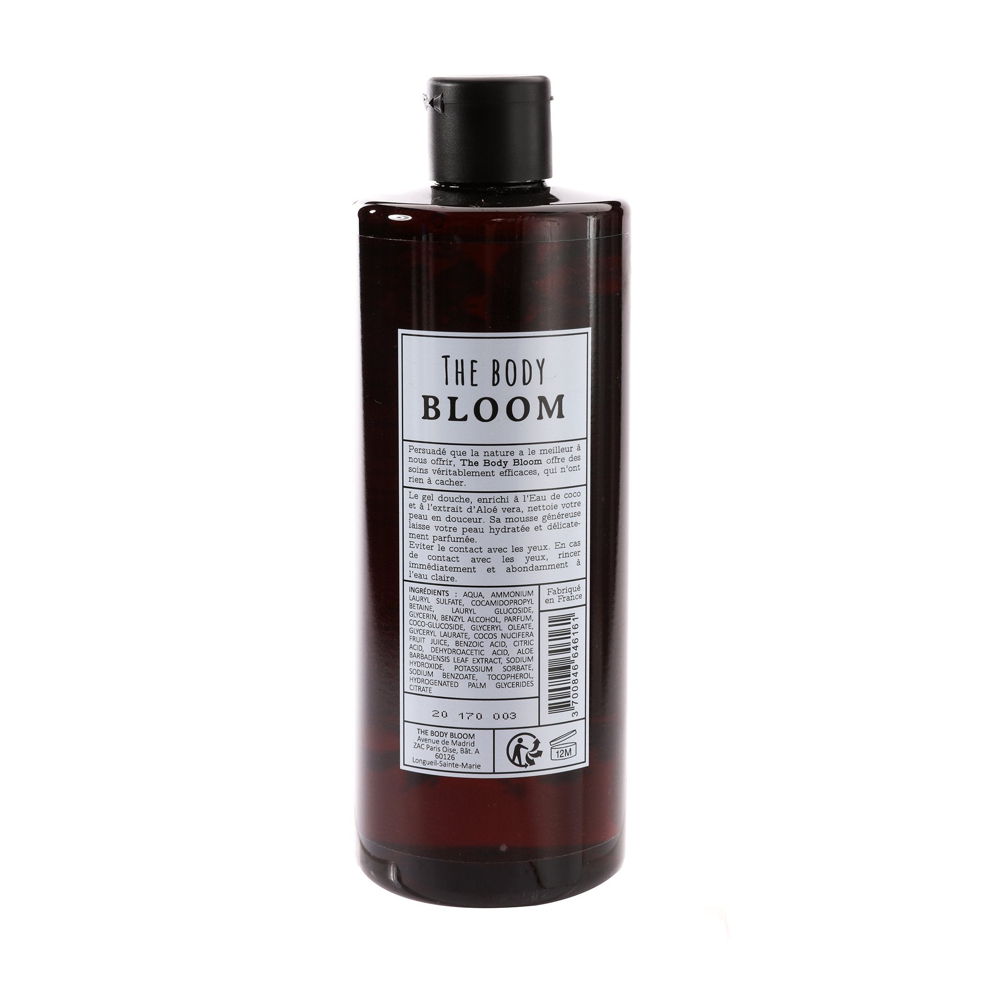 Eau de coco gel douche noix de coco aloé vera hydratant