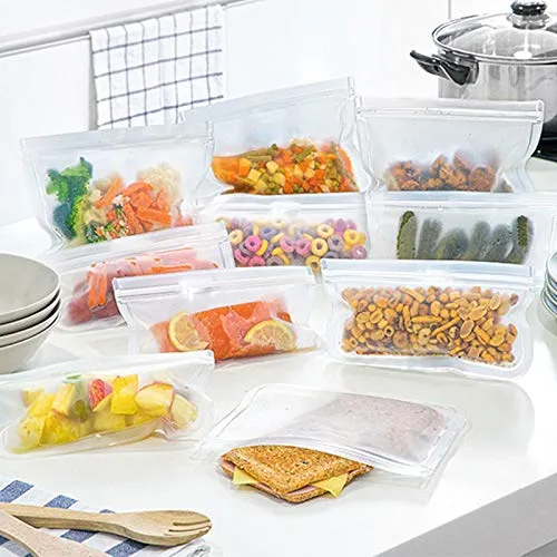 Shop-Story Maison Pack 10 sacs alimentaires lavables réutilisables