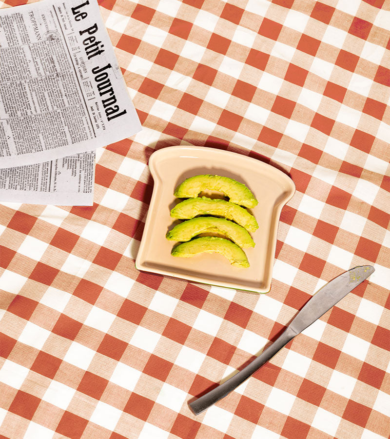 L'avant gardiste set 2 assiettes toast brunch