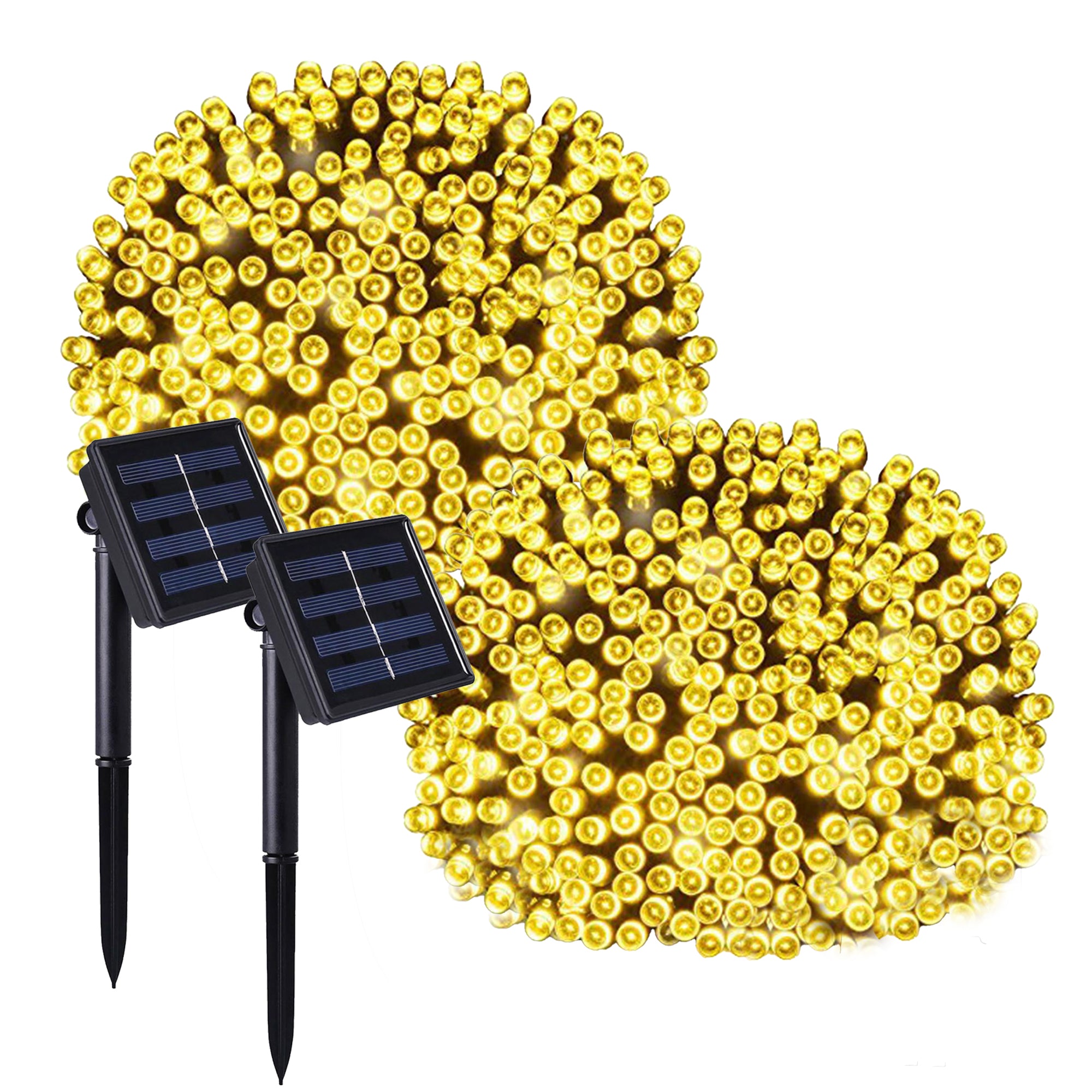 Red Deco Yogy Solar Warm guirlande solaire 200 LED 16,9 m lot 2